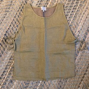 Wilfred Le Fou Side-tie Tank in Geen